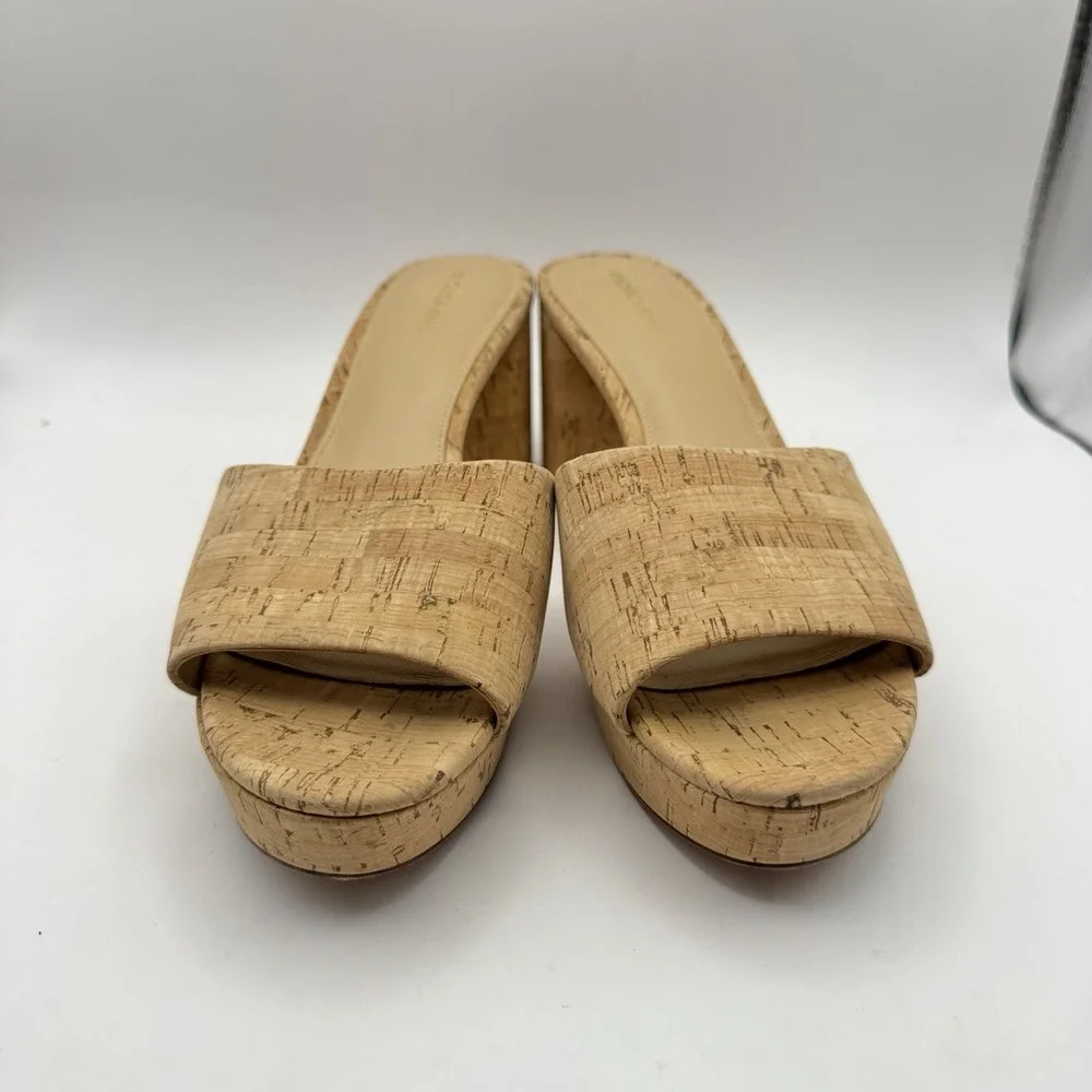 Veronica Beard Dali Platform Sandal‎ Natural Cork Women's Size 11 M VERO CUOIO